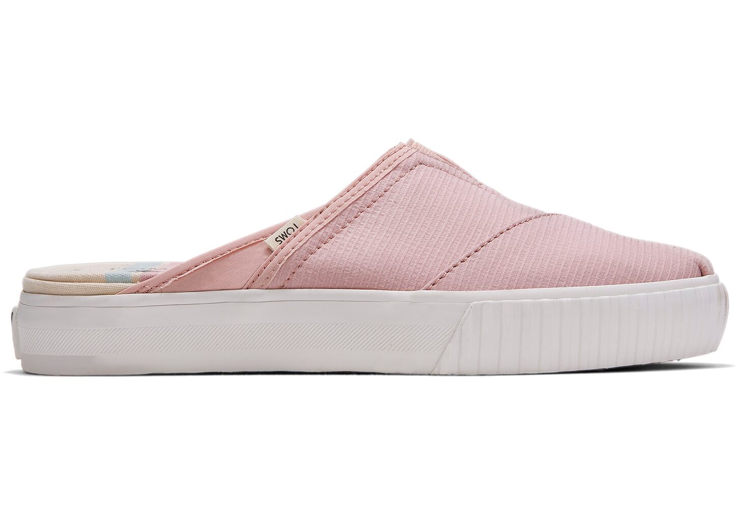 Toms Venice Pique Mesh Indio Mule - Womens Slip Ons - Pink - NZ - 579642MZE